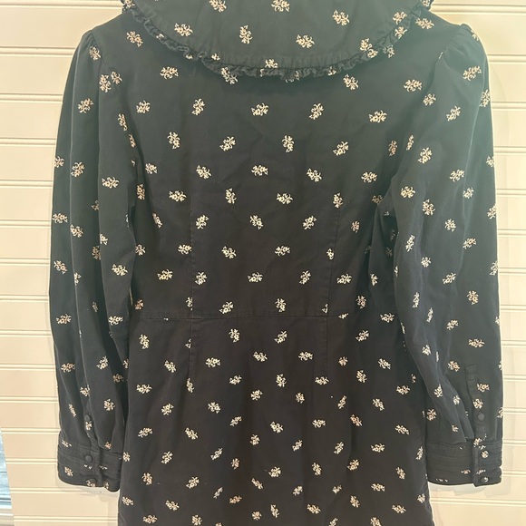 Hill House Dresses & Skirts - Hill House Black and Cream Patterned Dress